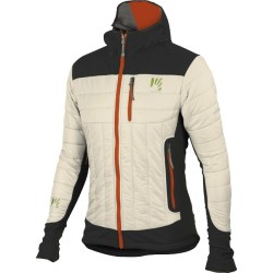 Varm jakke Sportful Karpos Lastei Loft Jacket hvit-svart